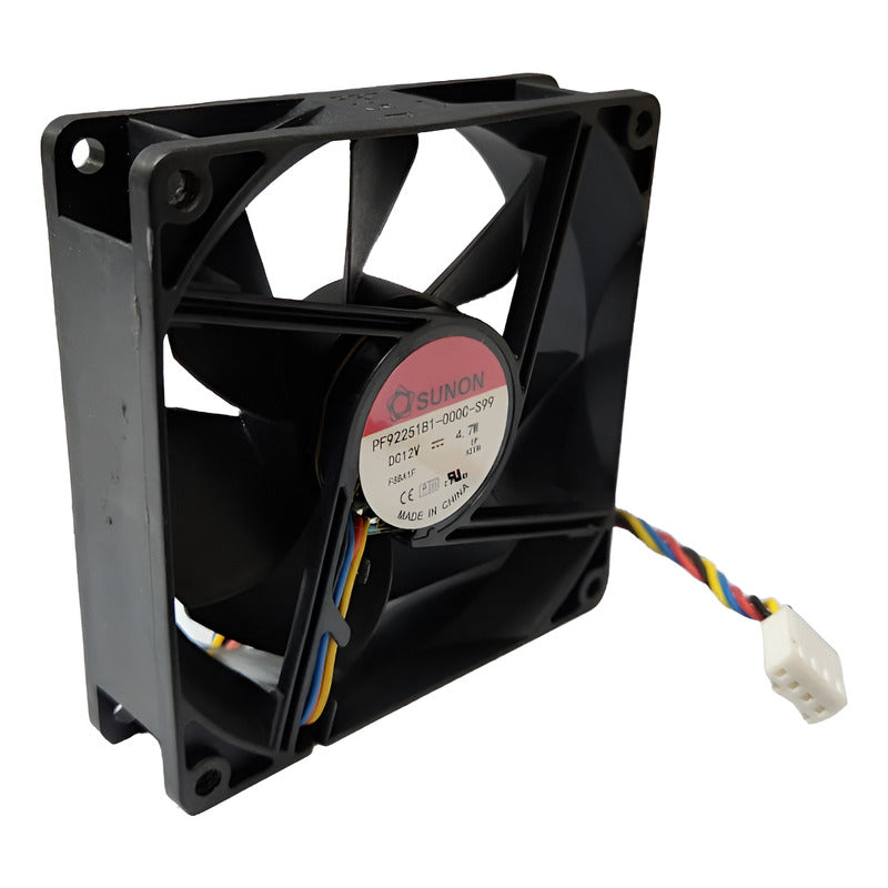 Ventilador Fan Cooler Pf92251b1-000c-s99 12v 92x25mm 4 Pines Negro
