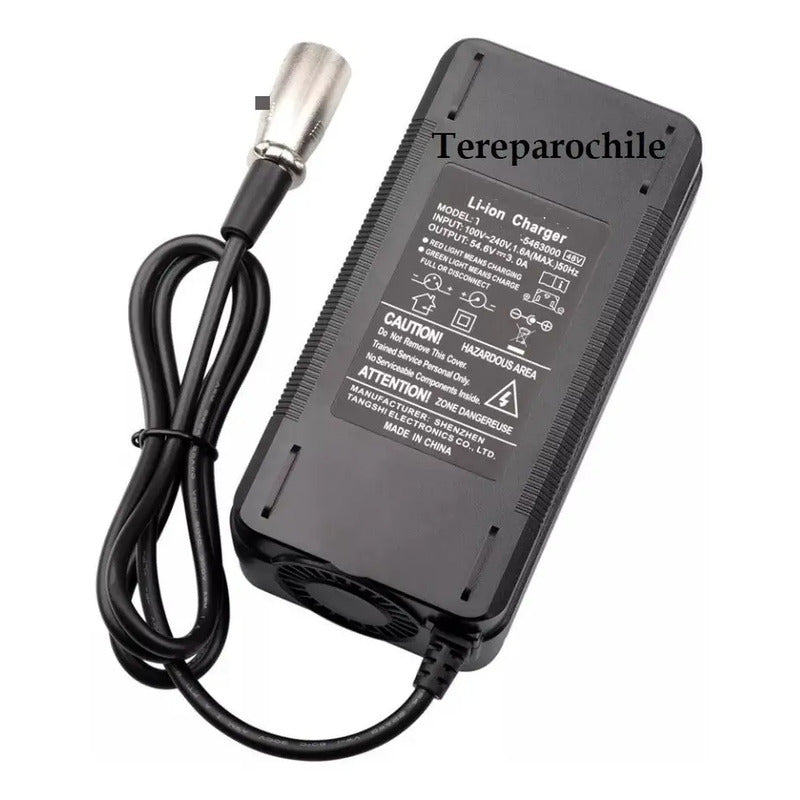 Cargador Batería Para Bicicleta Eléctrica Scooter 54.6v 48v