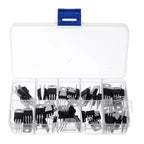 50 X Transistores Lm317 L7805 L7806 L7808 L7809 L7810 L7812