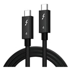 Cable Usb-c 4.0 Para Thunderbolt 4 40gbps 100w 8k 60hz 4k 1m Negro