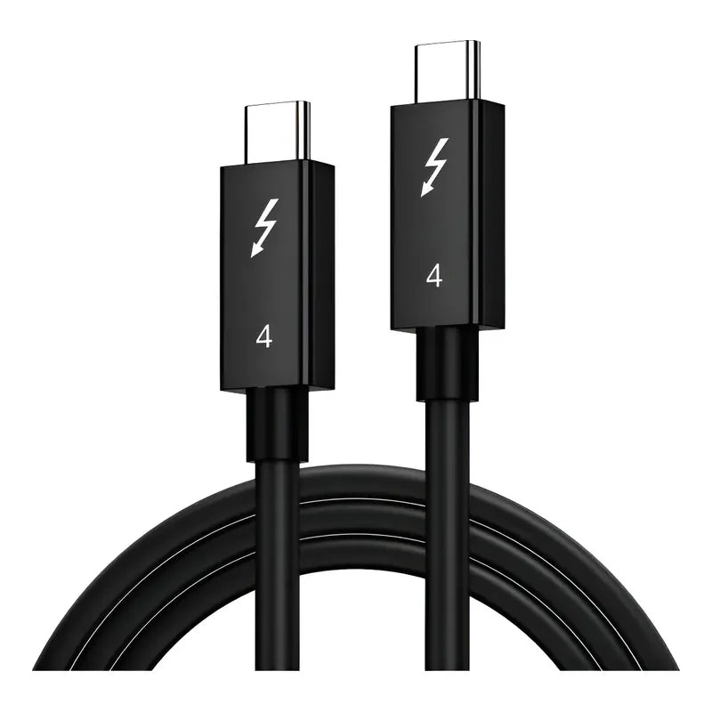 Cable Usb-c 4.0 Para Thunderbolt 4 40gbps 100w 8k 60hz 4k 1m Negro