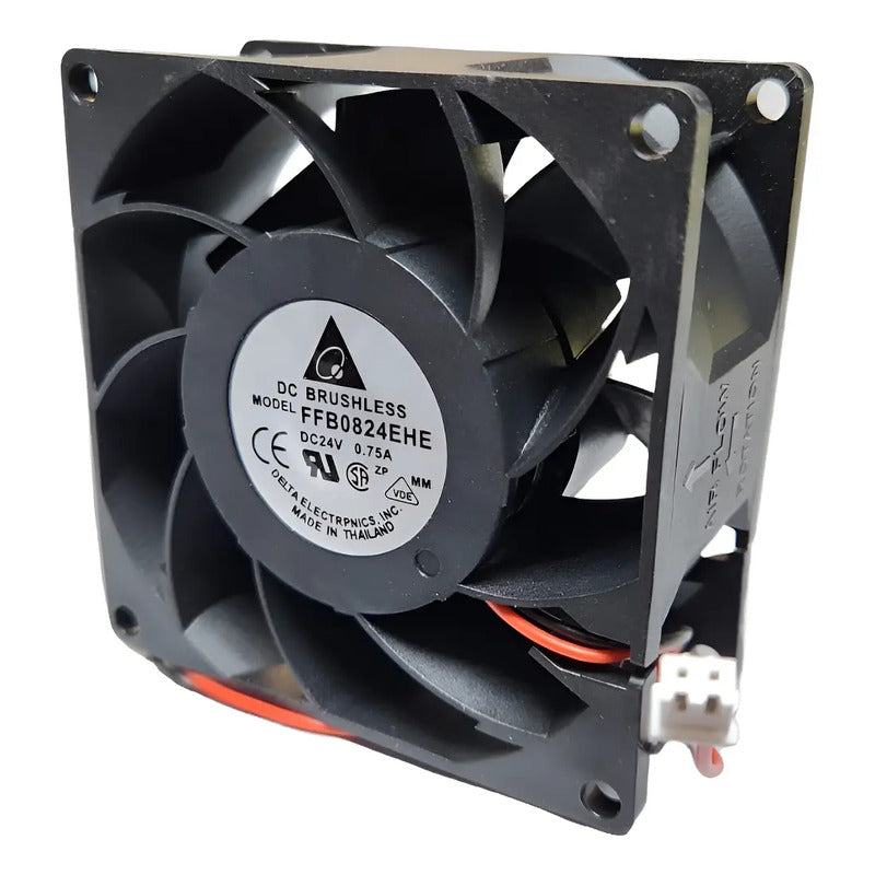 Ventilador Ffb0824 Ehe 24v 0.75a 80x38mm Maquina Soldar 8cm