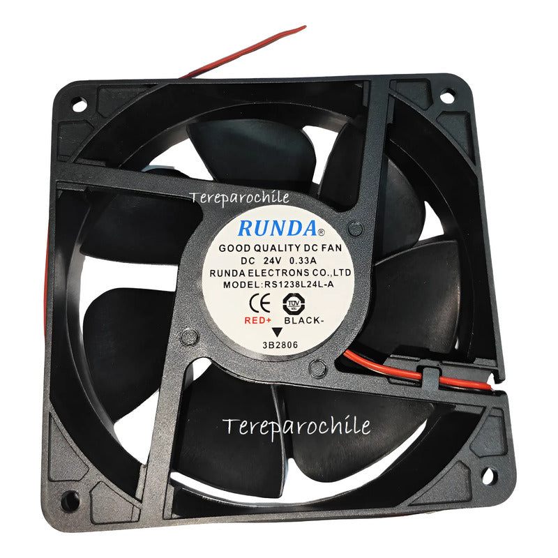 Fan Ventilador Runda Rs1238l24 24v 12mm 38mm Soldadora 12038