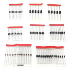 Kit Surtido Diodos Rectificador Profesional 100 Piezas