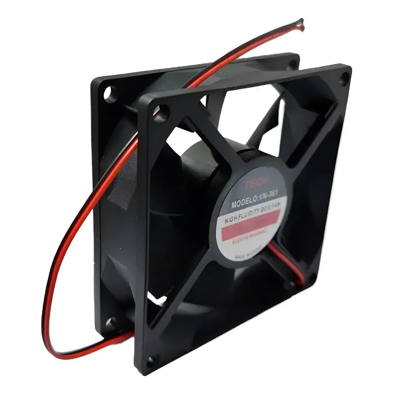 Ventilador Fan Cooler Vn-361 Vn361 24v 80x80x25mm 8025 8cm Negro