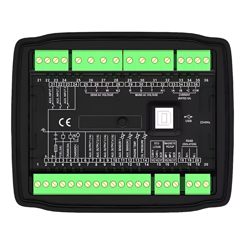 Modulo Controlador Lcd Para Generador Hgm4020n Automatico