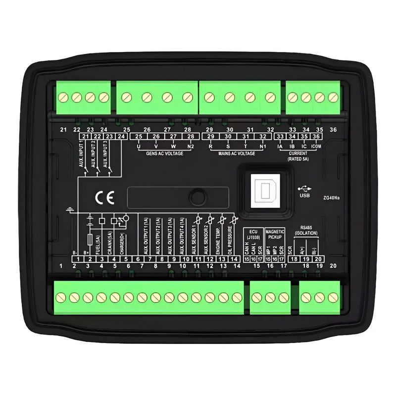 Modulo Controlador Lcd Para Generador Hgm4020n Automatico