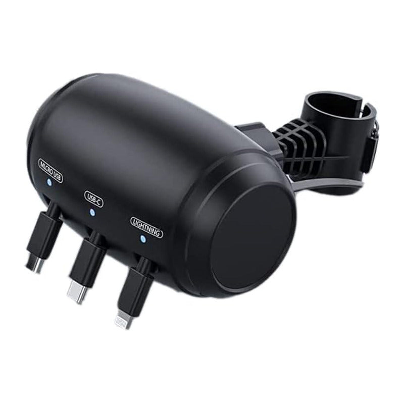 Cargador Celular Usb-c Auto Para iPhone Android Uber Taxi Negro