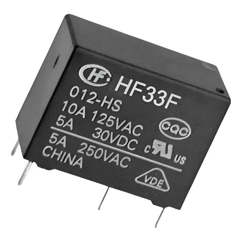 Rele Relay Hf33f 012-hs Igual Al 012-hsl3 Bobina 12v
