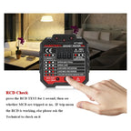 Probador De Diferencial Y Enchufes Tester 48-250v Lcd 220vac