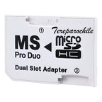 Adaptador Memory Stick Duo A 2 Micro Sd Para Psp Ms Pro Duo