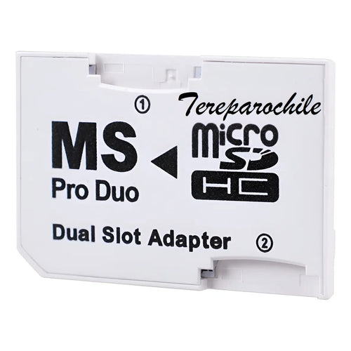 Adaptador Memory Stick Duo A 2 Micro Sd Para Psp Ms Pro Duo