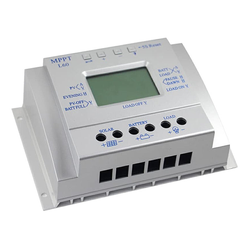Regulador Carga Panel Solar Mppt 60a Pantalla Digital 12/24v