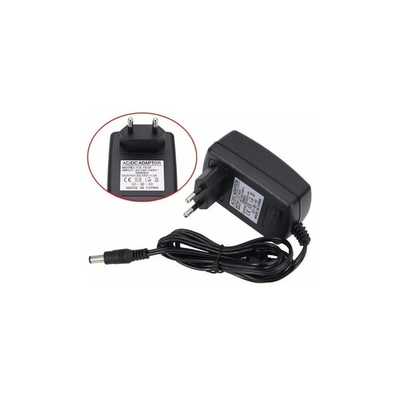 Cargador 15v 2a Fuente Poder Parlante Karaoke Master-g Nex