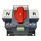 Ats Switch Transferencia Automatico Mcb 63a 220v Generador Gris Claro