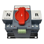 Ats Switch Transferencia Automatico Mcb 63a 220v Generador Gris Claro