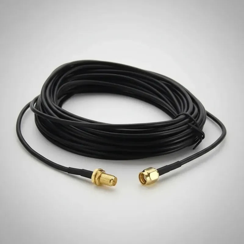 Cable Extension Antena Wifi Rp-sma 5m Rg174 Macho A Hembra