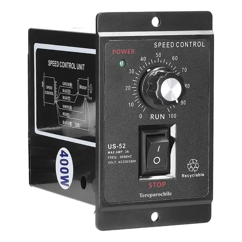 Regulador Pwm Controlador Velocidad De Motor 400w 220v Ac