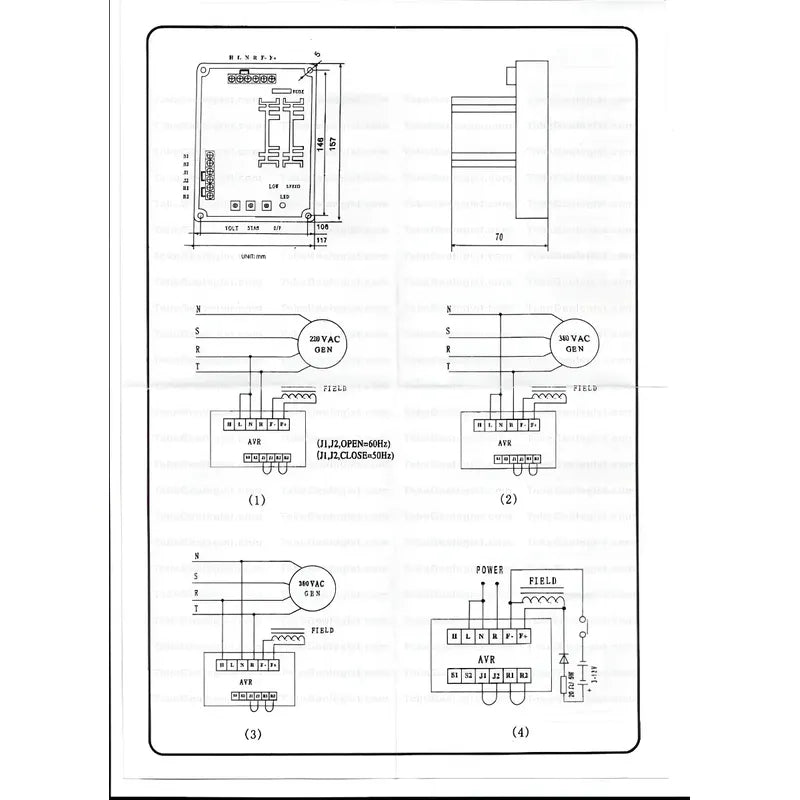 Regulador De Voltaje Avr Universal Gavr-15b Gavr-15 Gavr-15a