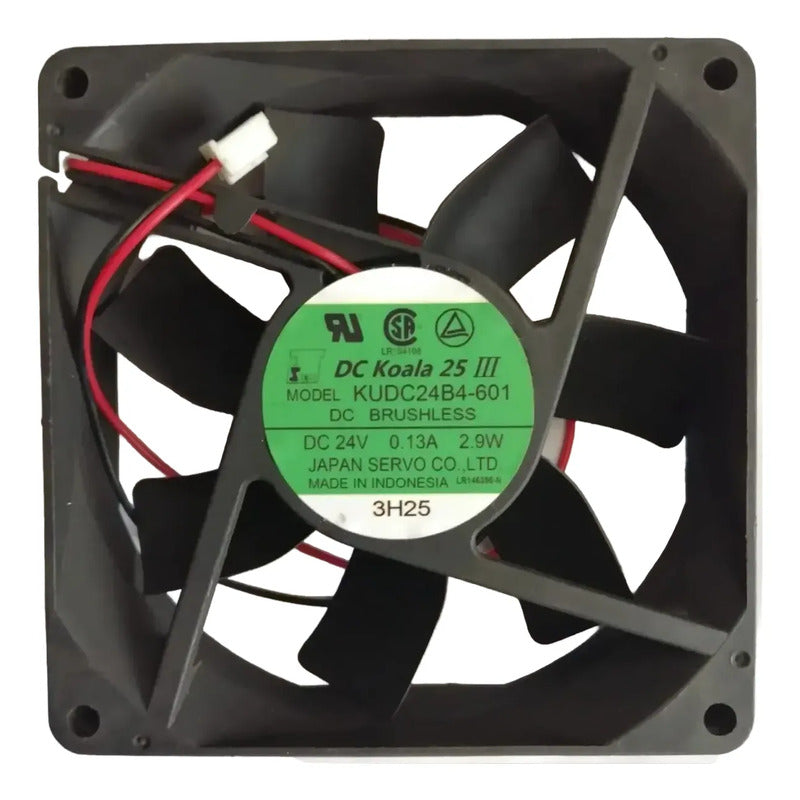 Fan Cooler Ventilador 24v 0.13a 90x90x25mm Kudc24b4 601