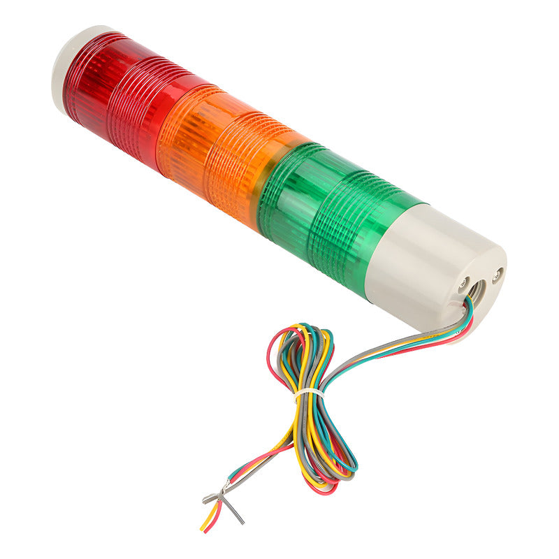 Torre Baliza Industrial + Buzzer Luz Roja Amarilla Verde 12v