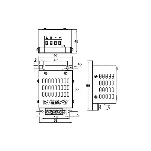 Cargador Mantenedor De Batería 12v 3a Generador Genset Bcc3a