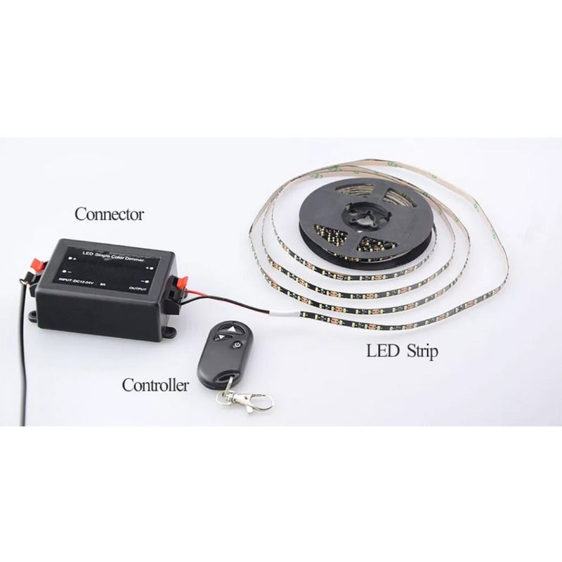 Control Remoto Dimmer Para Tira Cinta Led Foco  12v 24v 8a