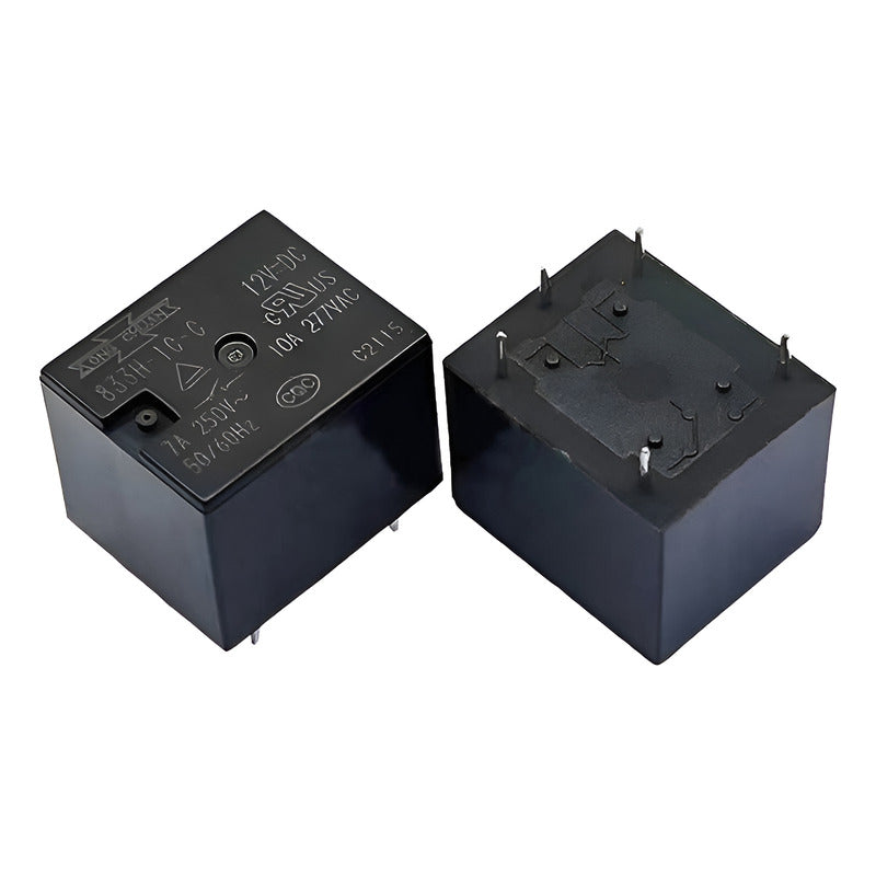 Rele Relay 833h-1c-c 12vdc 5 Pines 10a 277vac