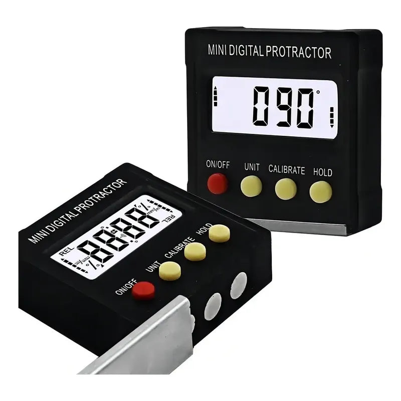 Inclinómetro Digital Prot Mini Magnético Precisión 0.1º Pantalla