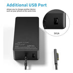 Cargador Para Microsoft Surface Pro 65w Laptop Tablet Negro