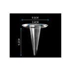 100x Porta Cono De Helados Barquillo Antichorreo Plastico