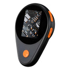 Microscopio Digital Portatil Camara Luz Led Pantalla Usb Negro Y Naranja