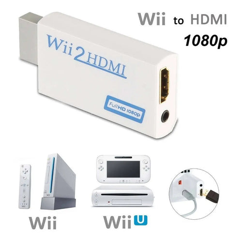 Adaptador Hdmi Para Nintendo Wii A Hdmi Audio Video Wii2hdmi