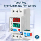 Protector Alto Bajo Voltaje Corriente Ajustable 63a 220v Din