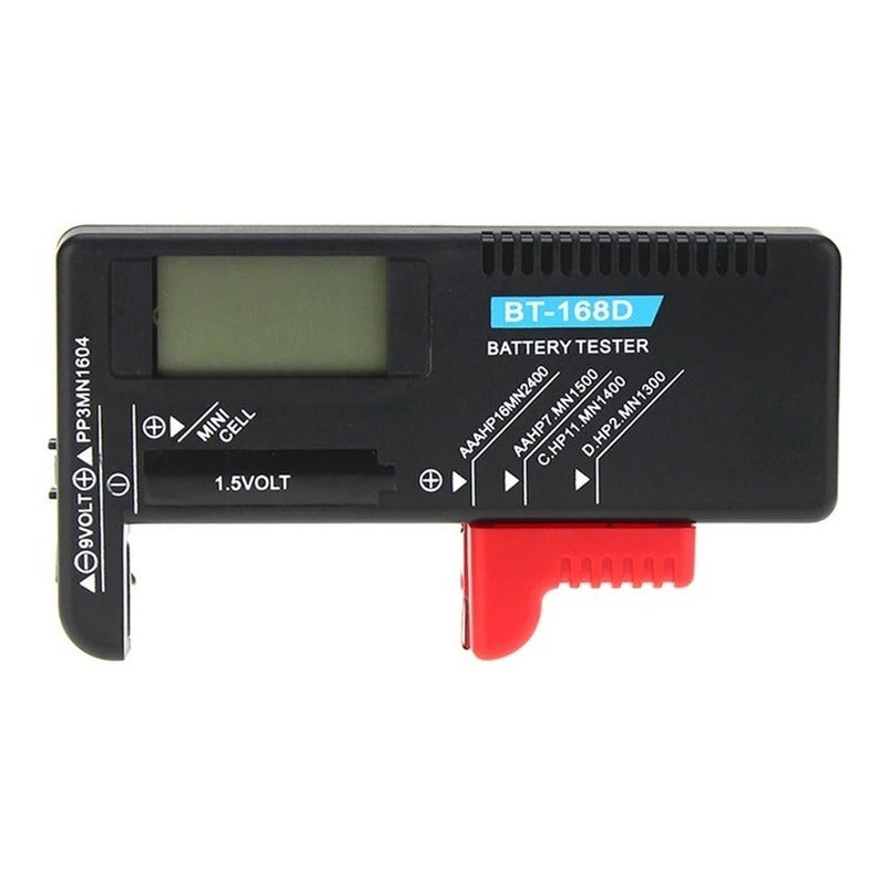 Tester Probador Bateria Digital Aa Aaa 9v C D 2032 2016