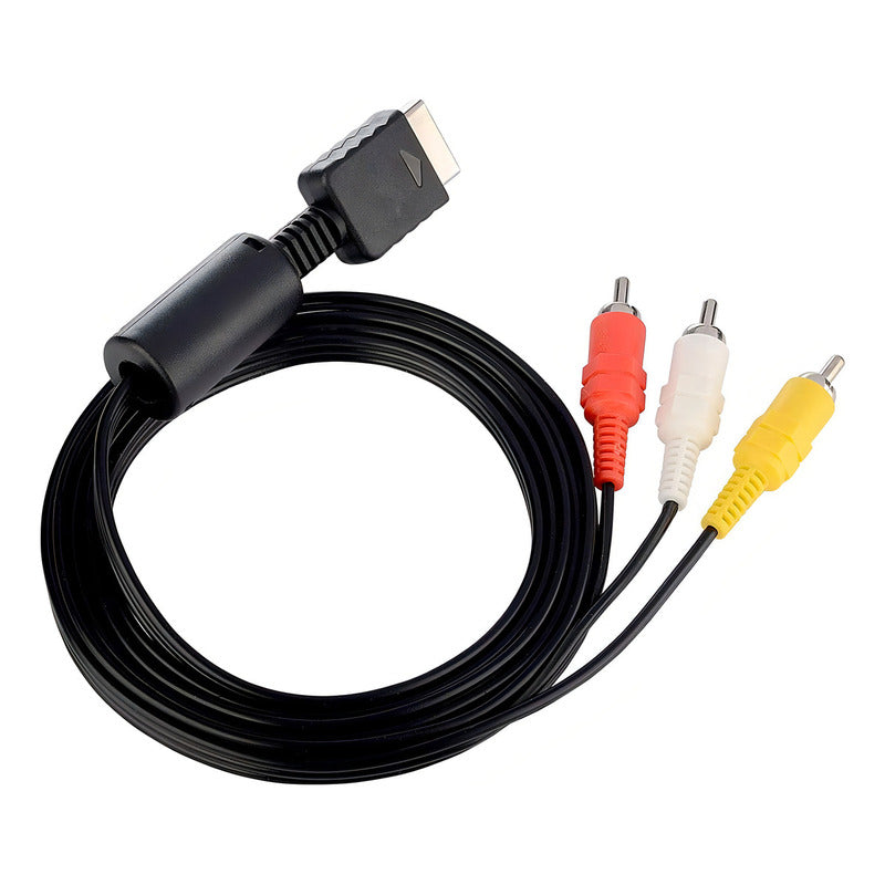 Cable Rca Av Aoweixun 1.5m Para Playstation 1 2 3 Ps1 Ps2 Ps3