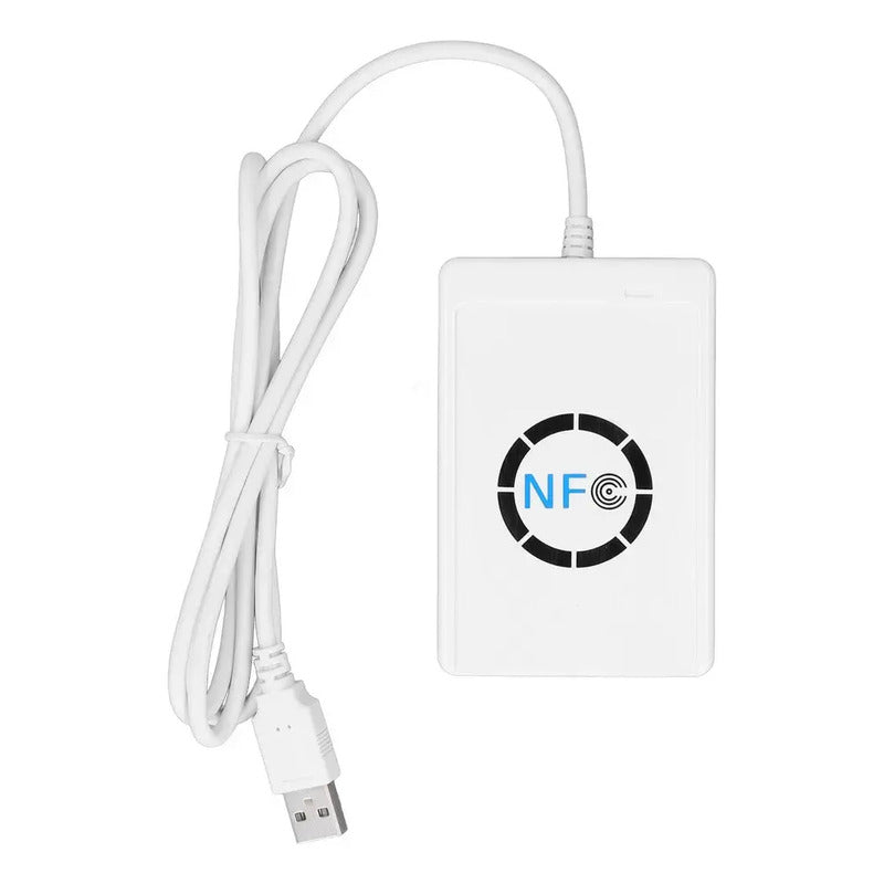 Lector Grabador Usb Smart Card Rfid Nfc Iso/iec18092 Acr122u Blanco Usb