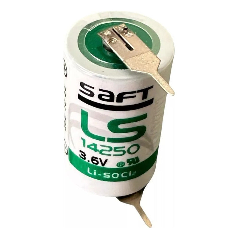 Celda Tipo Saft Ls 14250 3.6v Con Pines Para Soldar