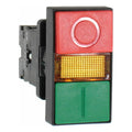 Switch Pulsador Interruptor On Off 22mm 1nc 1no Con Luz 220v Verde Y Rojo