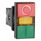 Switch Pulsador Interruptor On Off 22mm 1nc 1no Con Luz 220v Verde Y Rojo