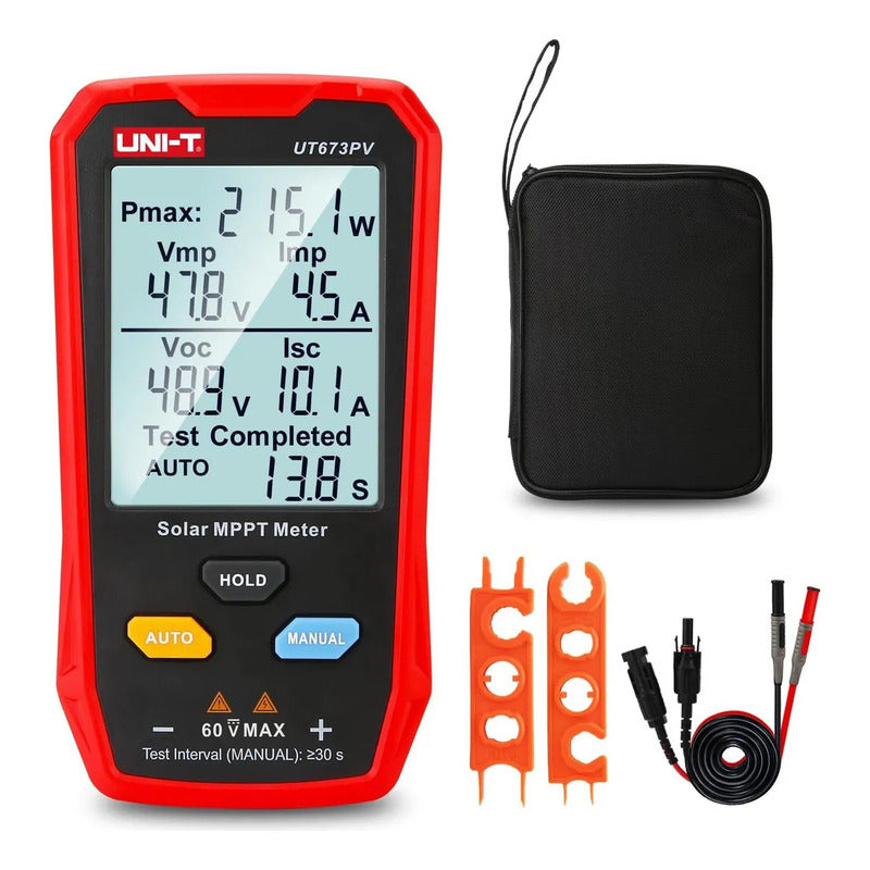 Uni-t Multímetro De Controlador Mppt Panel Solar Ut673pv