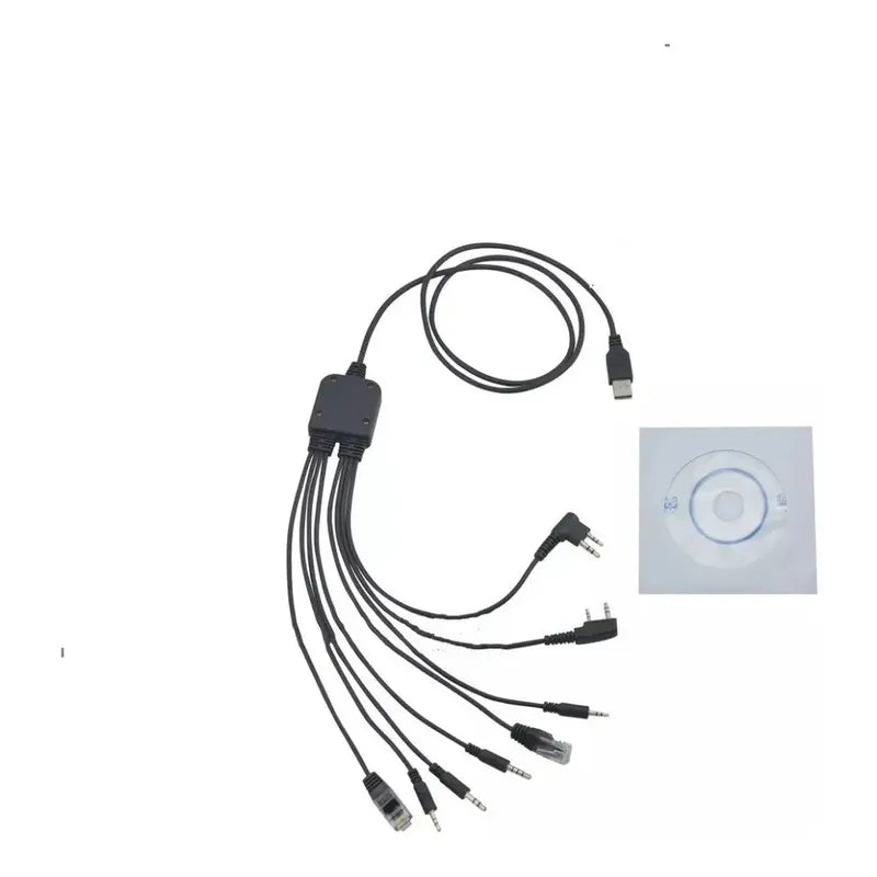 Cable Programacion 8 En 1 Para Motorola Baofeng Icom Kenwood