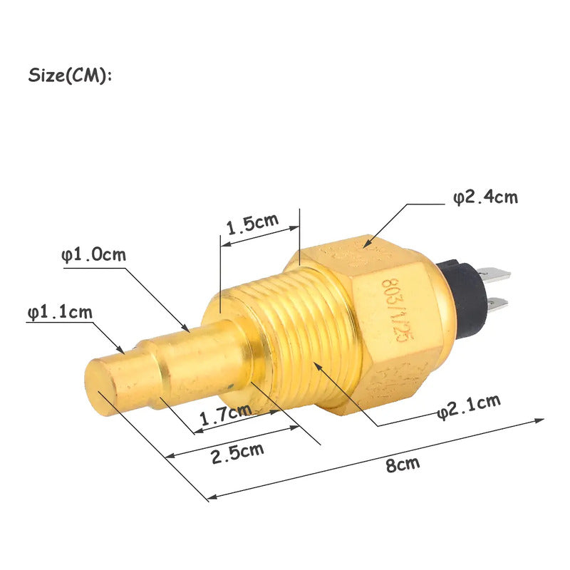 Sensor De Temperatura Agua Generador Vdo 21mm 1/2 Npt Genset