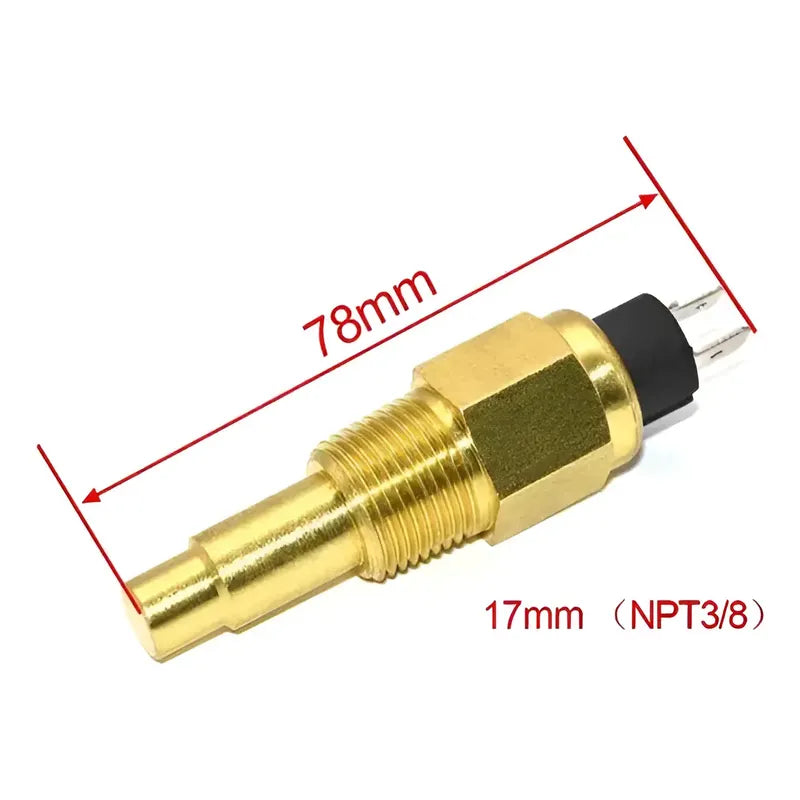 Sensor De Temperatura Generador Vdo 3/8 Npt Genset 17mm