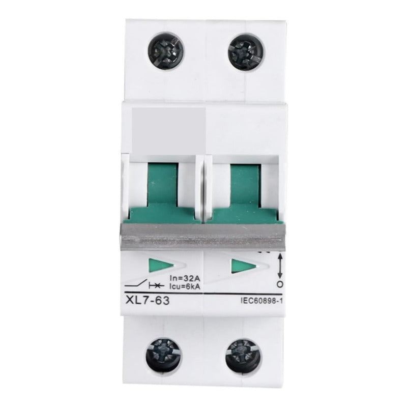 Disyuntor Interruptor Automático Solar Dc 500v Max 2p 20a