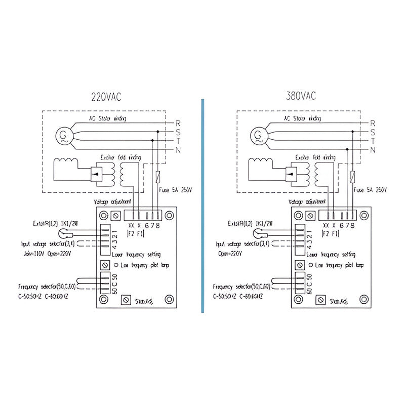 Regulador Avr Tereparochile Sx460 264v 207v Para Generador