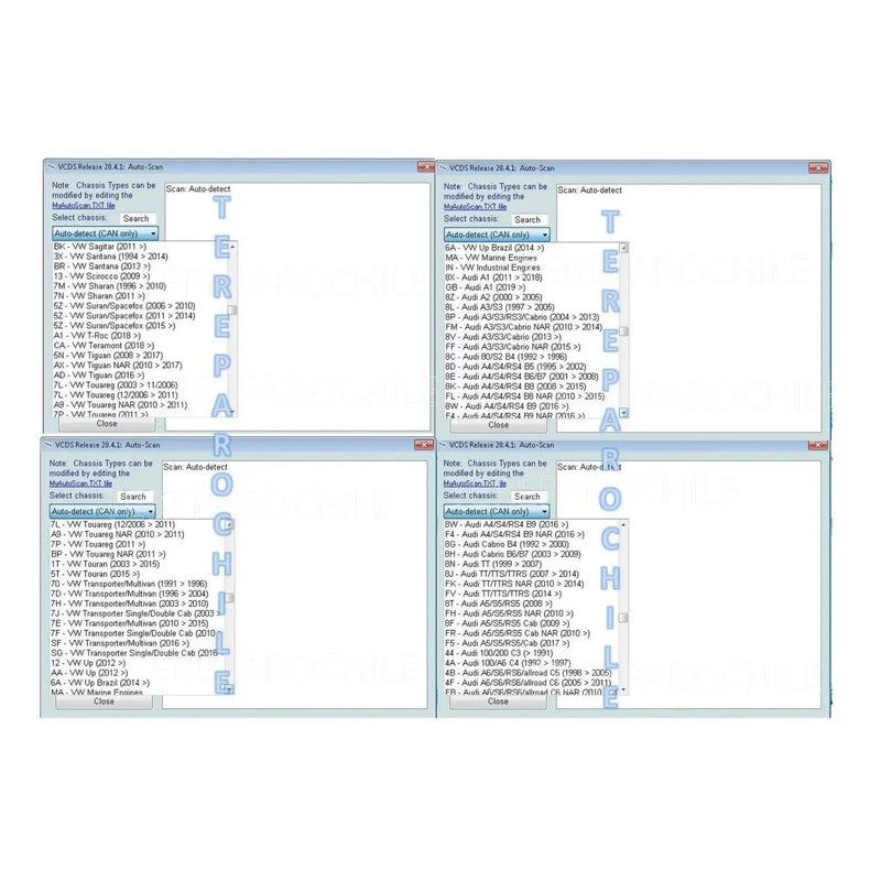 Software Escaner Auto Vagcom Vcds Hexv2 Para Volkswagen Audi