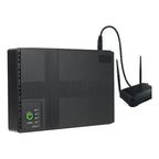 Ups Portátil Tereparochile 10400mah Para Cámaras Routers Y Módems Negro