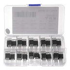 Kit 50 Mosfet 10 Modelos Irf640 740 840 1010 Irfz44 Irf3205
