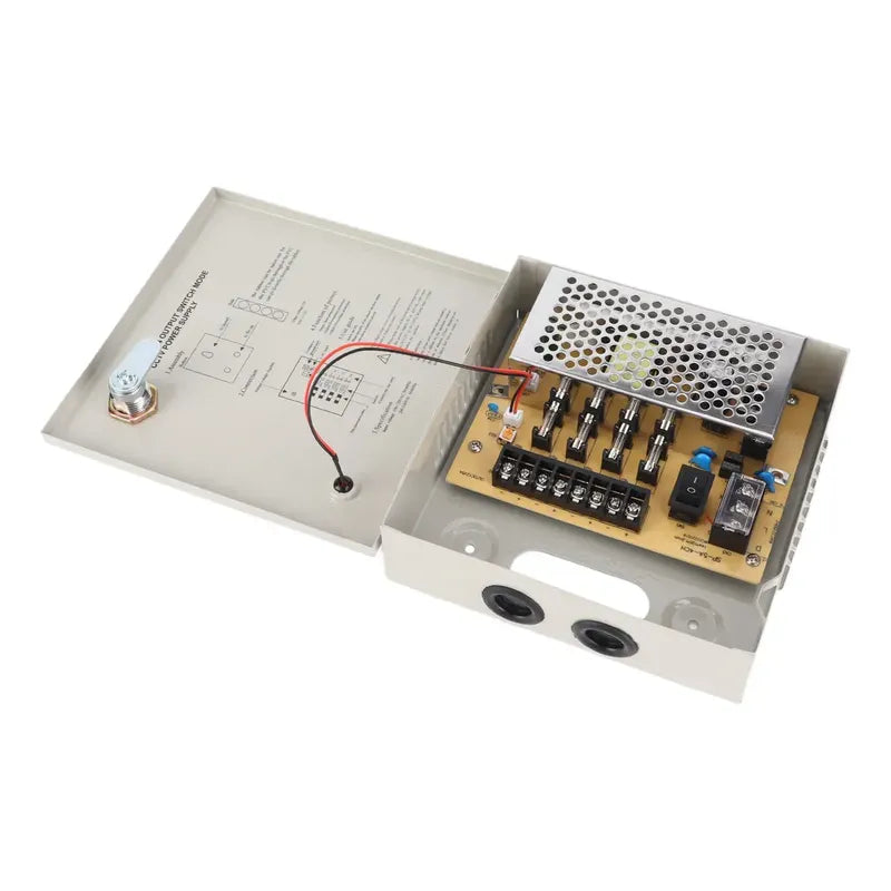 Fuente De Poder Para Camaras Cctv 4 Canales 12v 5a